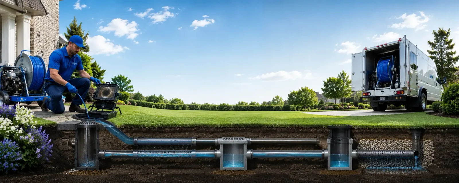 Outdoor drain cleaning information for Immaculata, PA